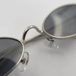 Silver Edge Retro Oval Metal Güneş Gözlüğü - Görsel 2
