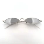 Silver Edge Retro Oval Metal Güneş Gözlüğü