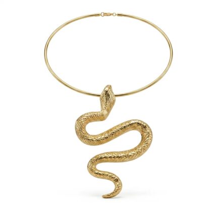 SERPENTIA-GOLD YILAN KOLYE